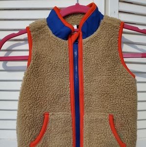 Boys Fleece and Sherpa Vest - 3T
